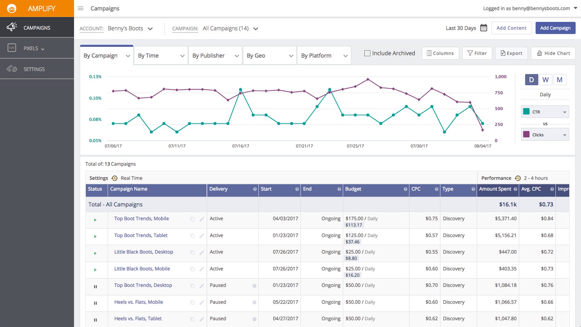 Outbrain screenshot