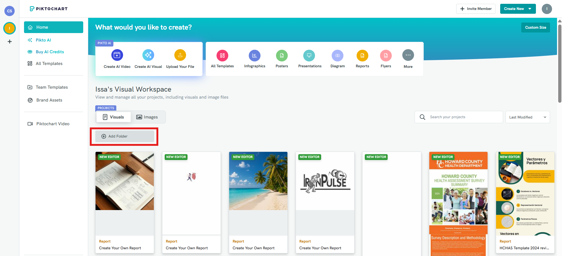 Piktochart Video Editor screenshot