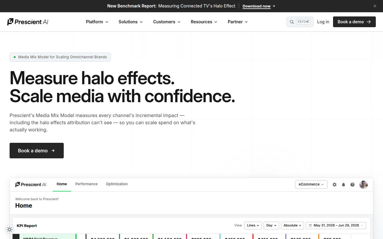Prescient AI screenshot