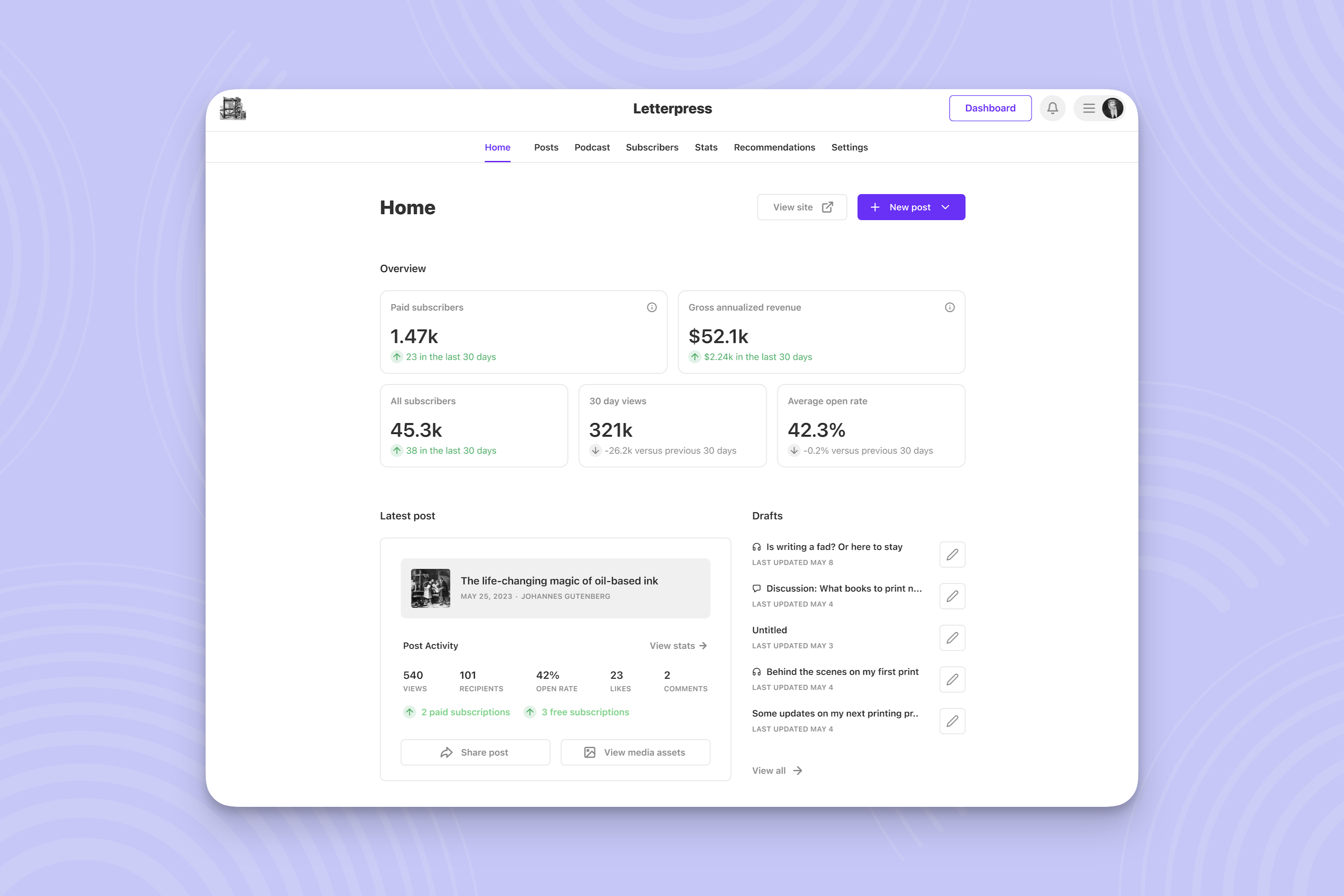 Substack screenshot