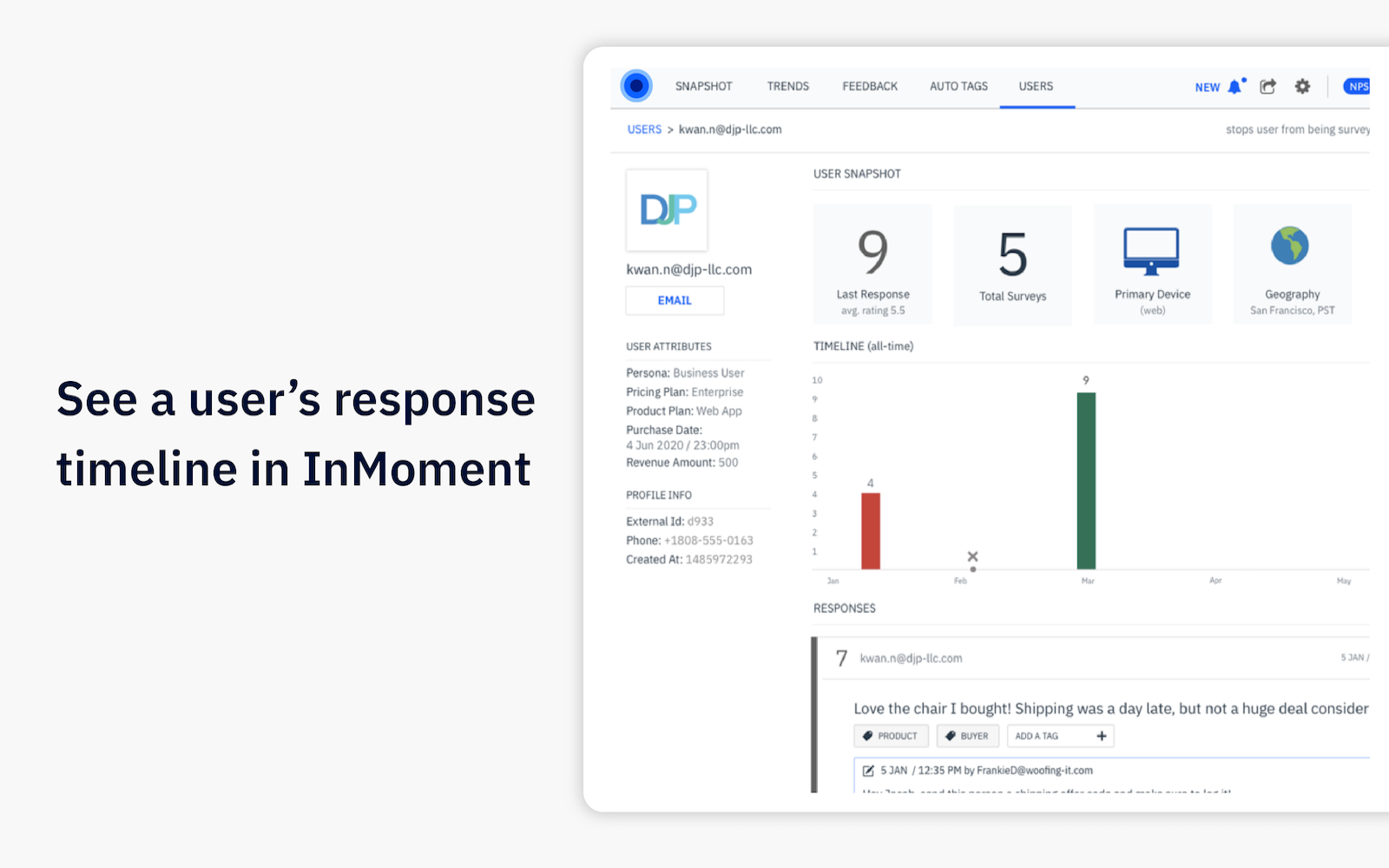 Surveys screenshot