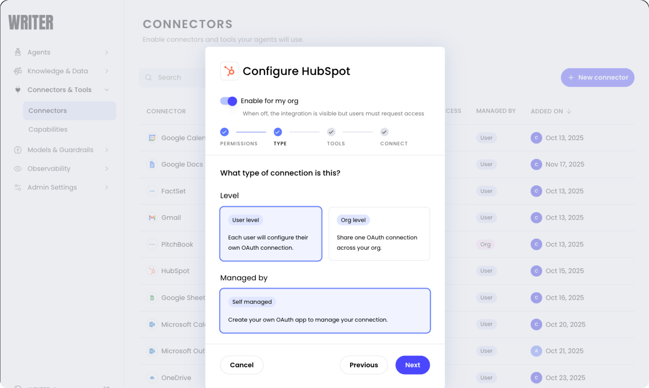 Writer screenshot