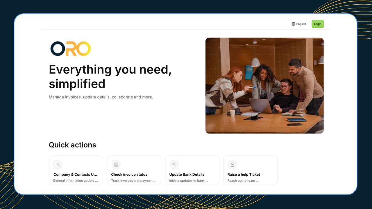 ORO Labs screenshot