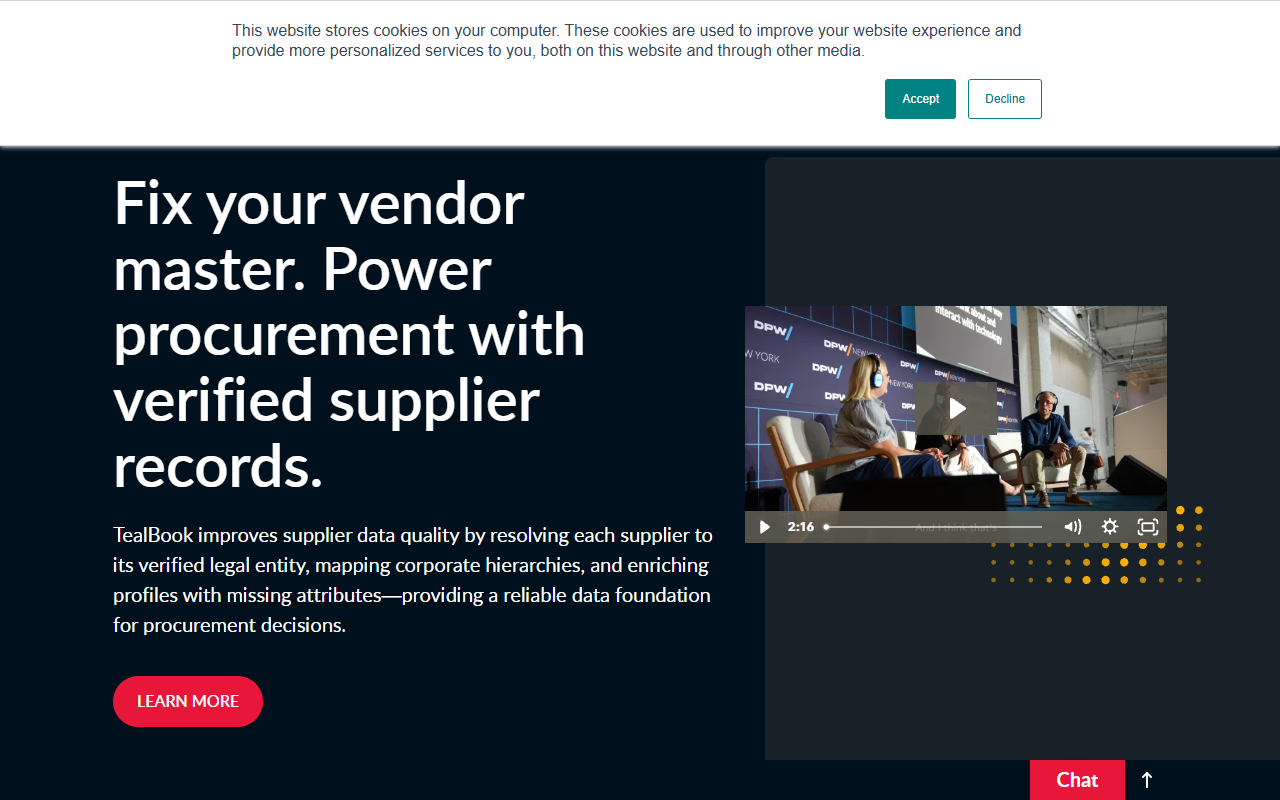 Tealbook screenshot