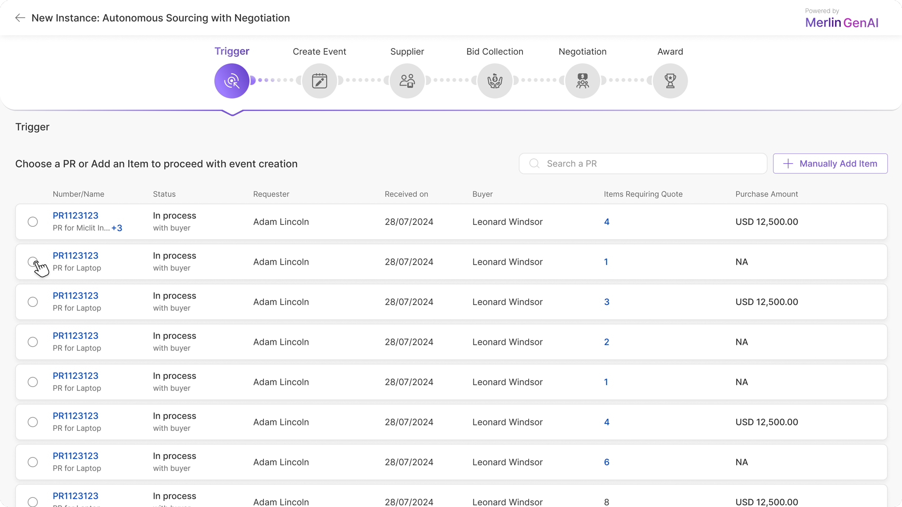 Zycus Spend Analysis screenshot