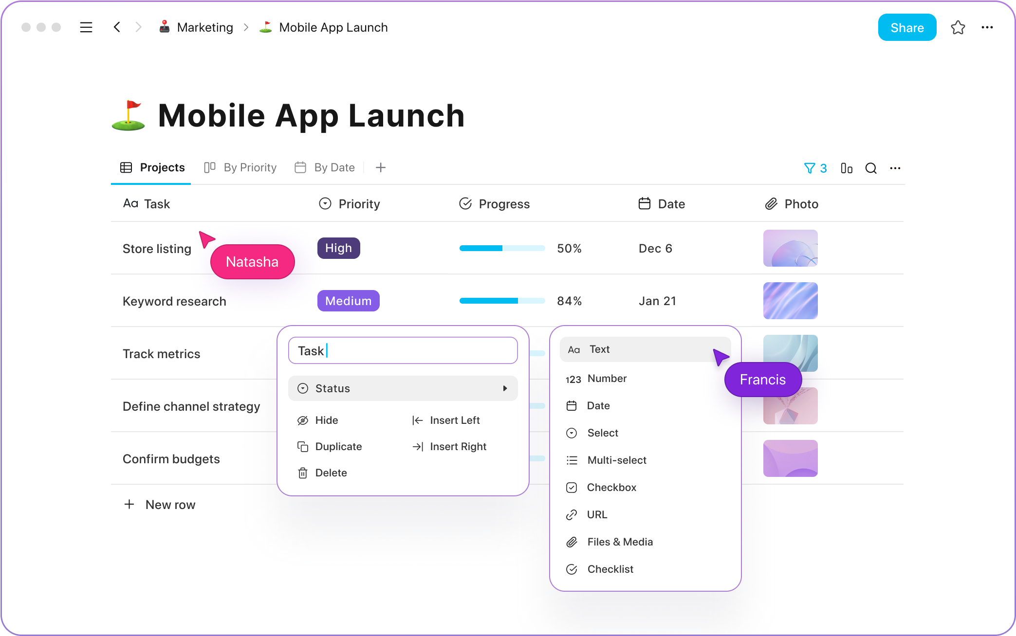 AppFlowy screenshot