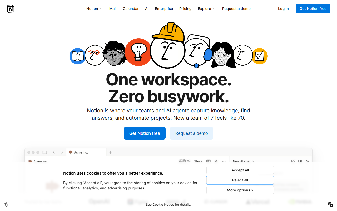 Notion screenshot