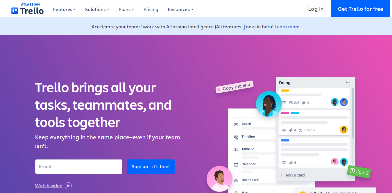 Project Management Software screenshot