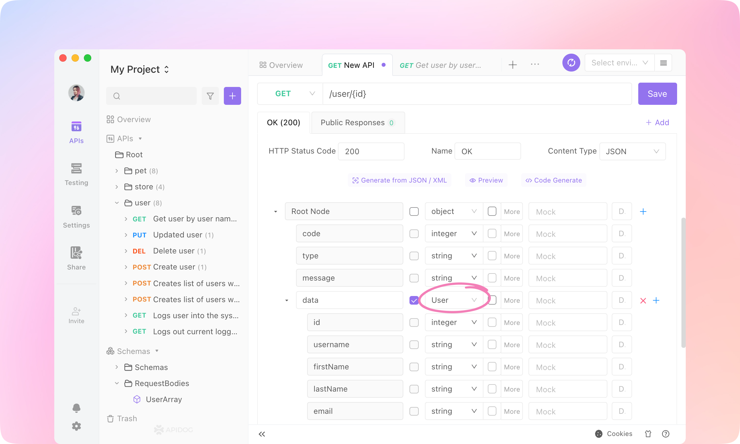 Apidog screenshot