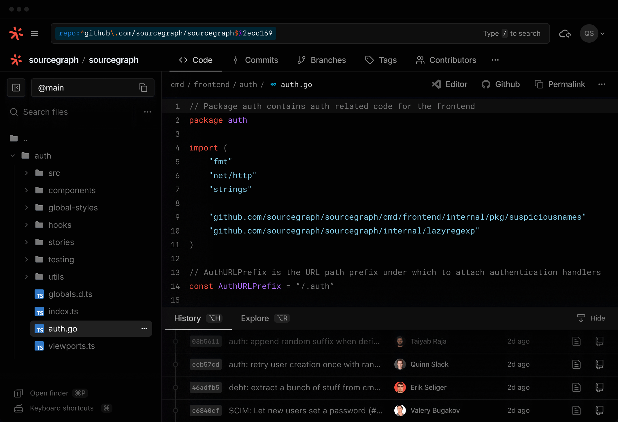 Code Search screenshot
