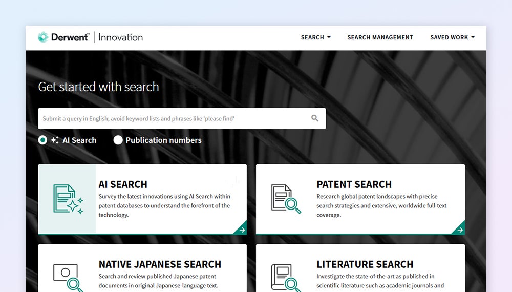 Derwent Innovation screenshot