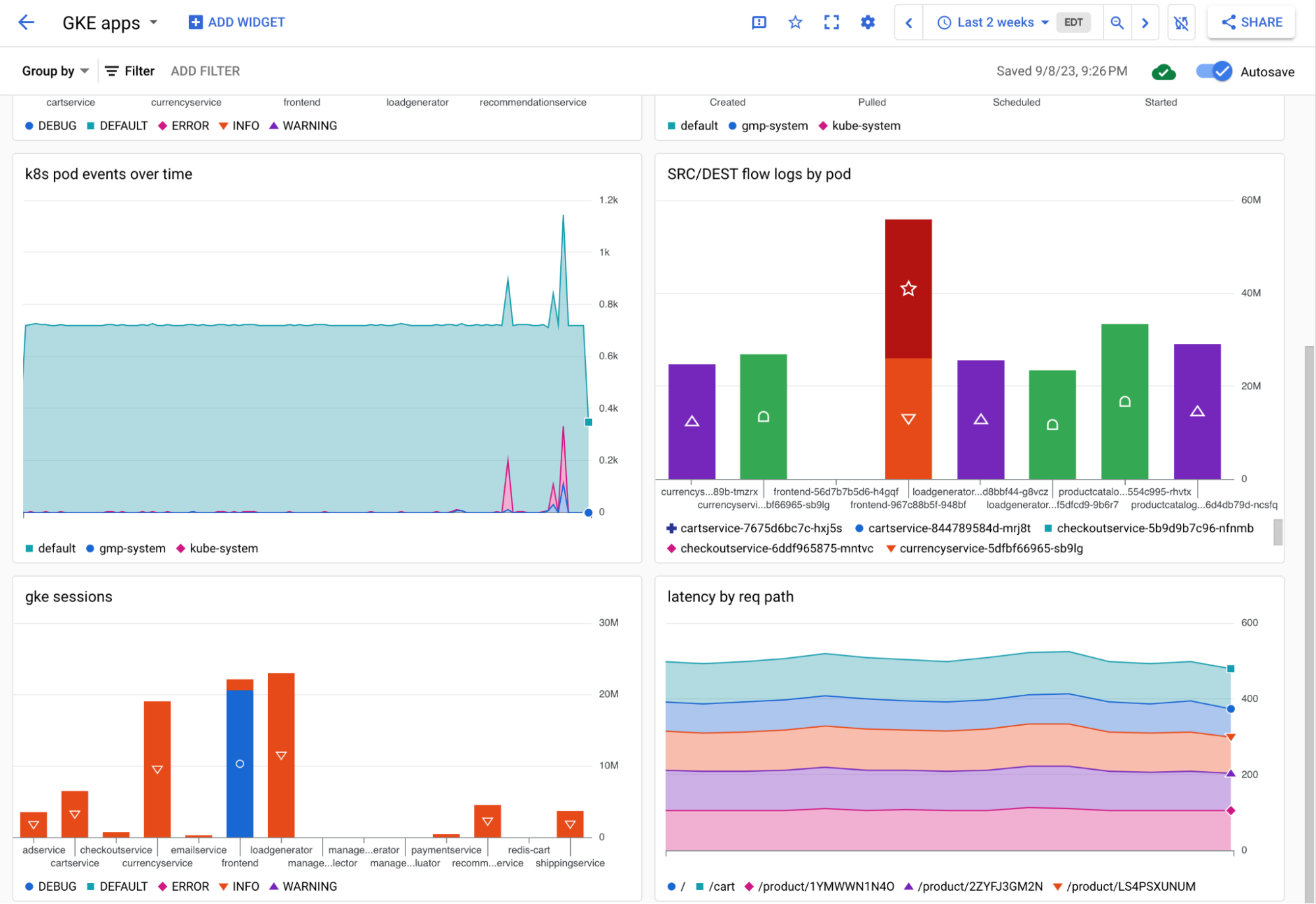 Google Cloud Platform (GCP) screenshot