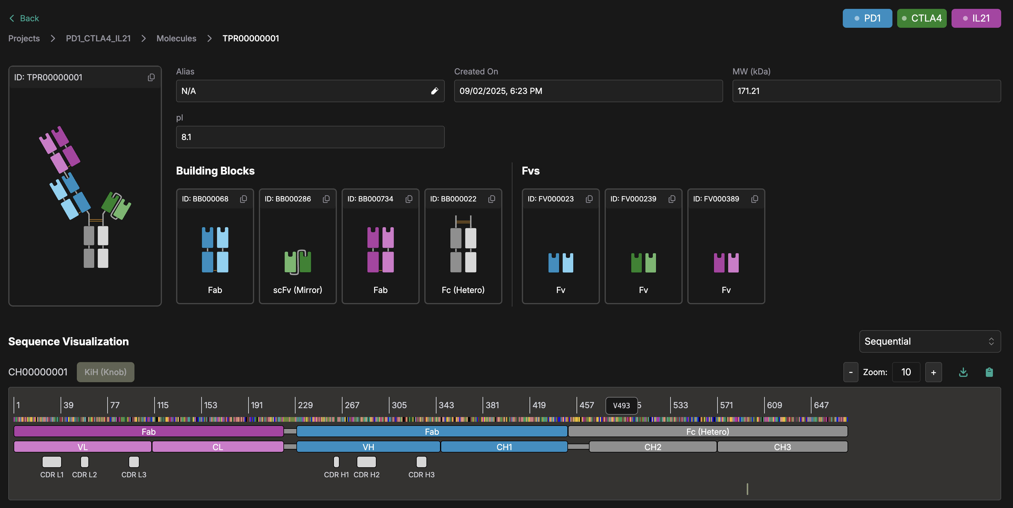 GraphPad Prism screenshot