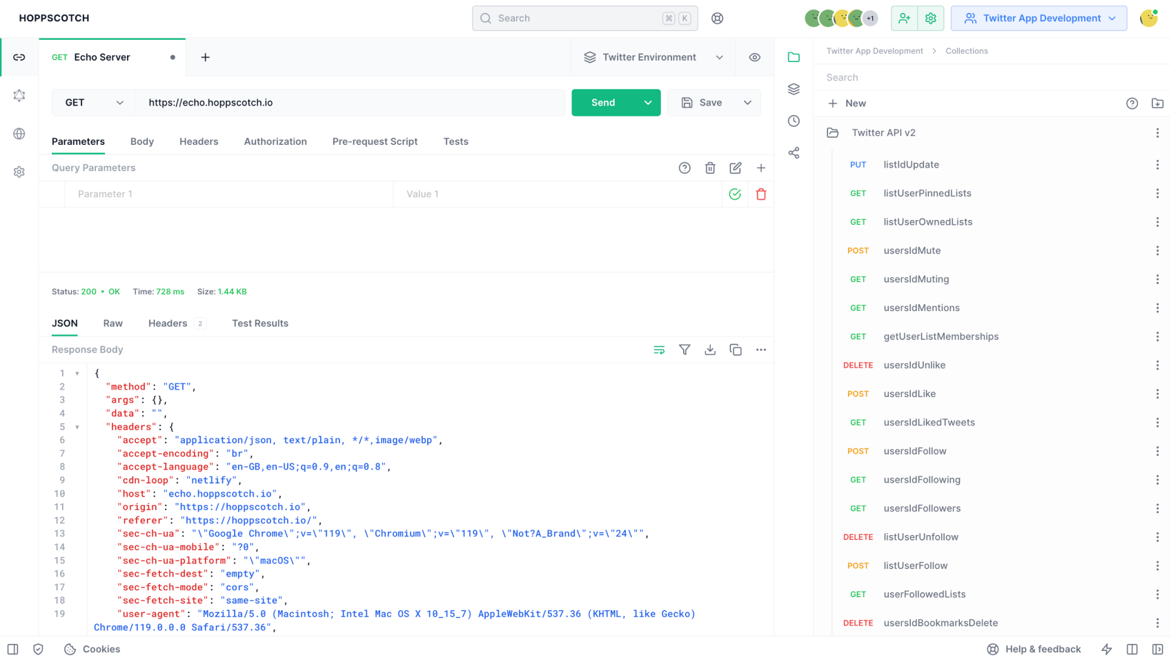 Hoppscotch CLI screenshot