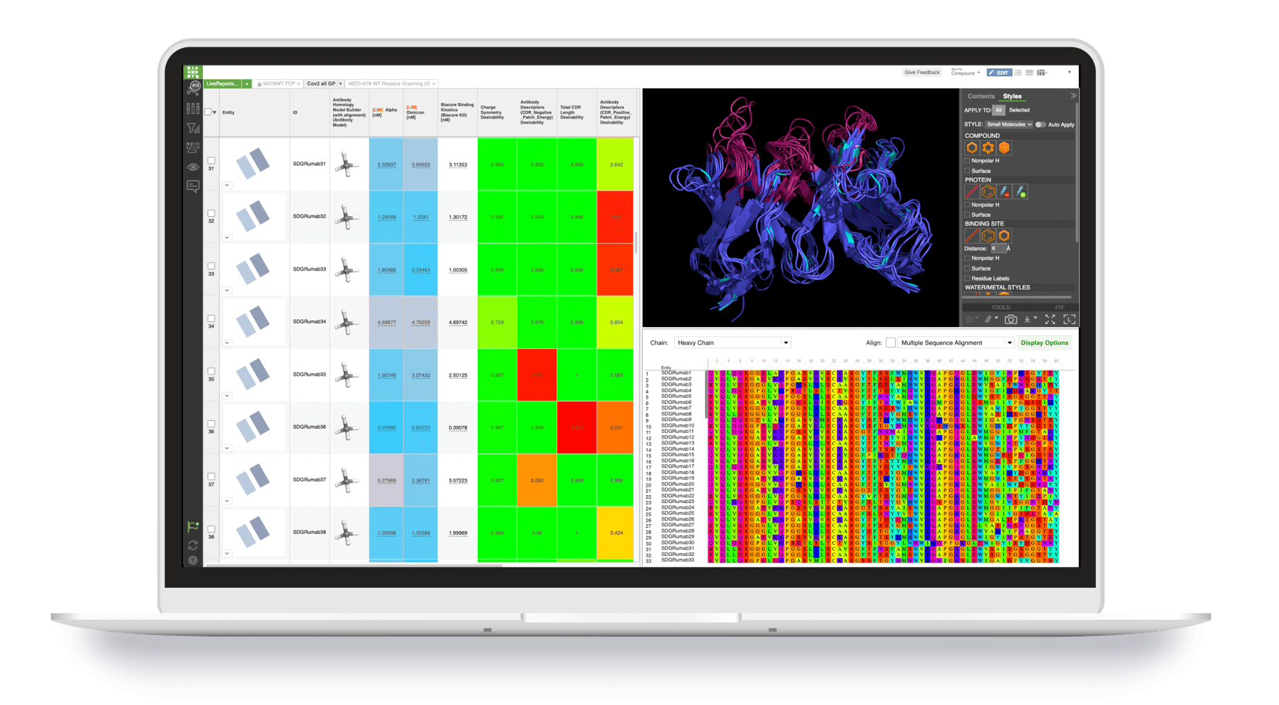 LiveDesign screenshot