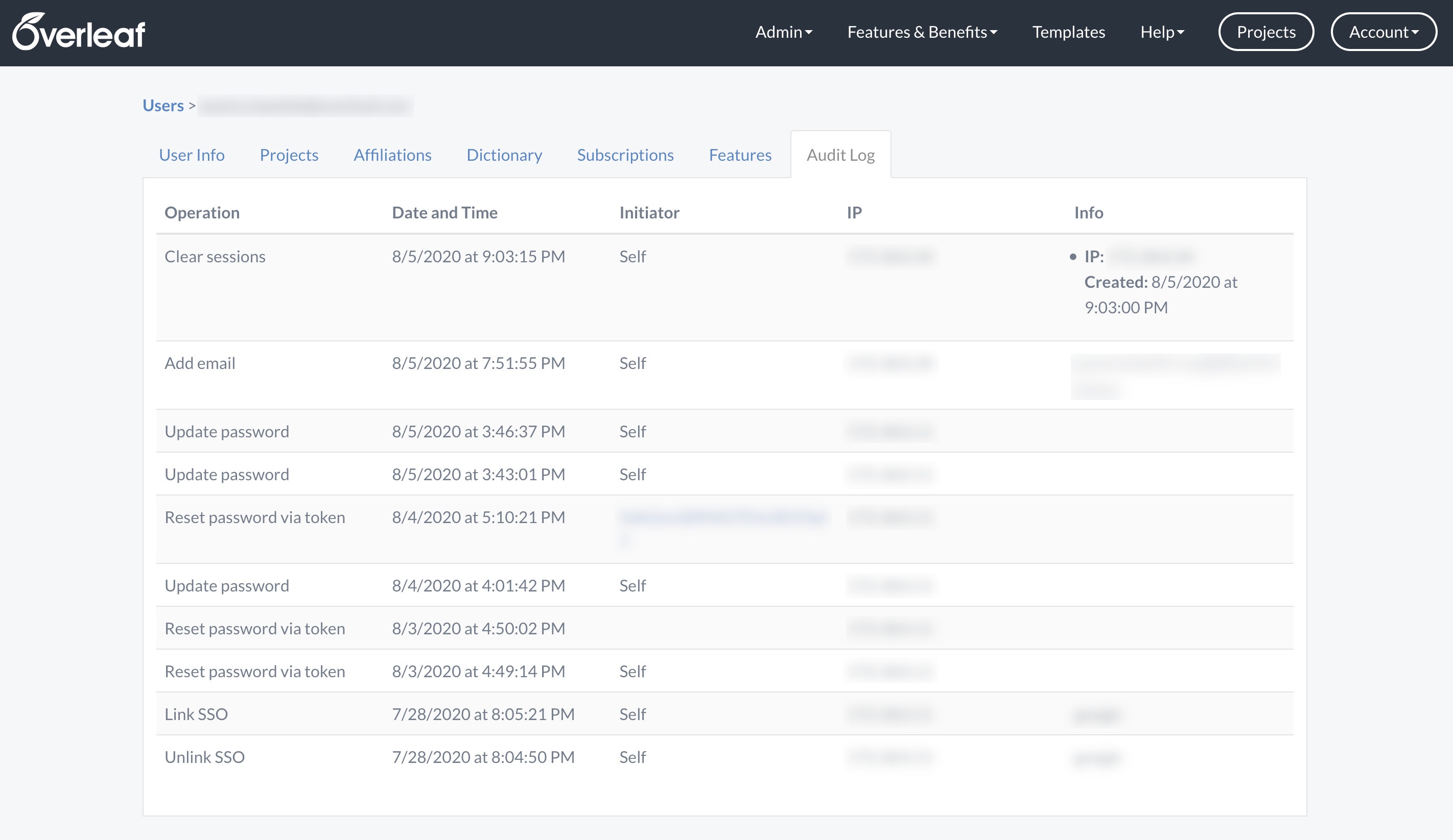 Overleaf Server Pro screenshot