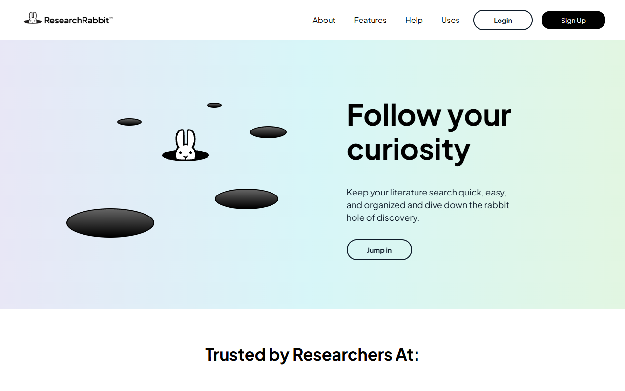 ResearchRabbit screenshot