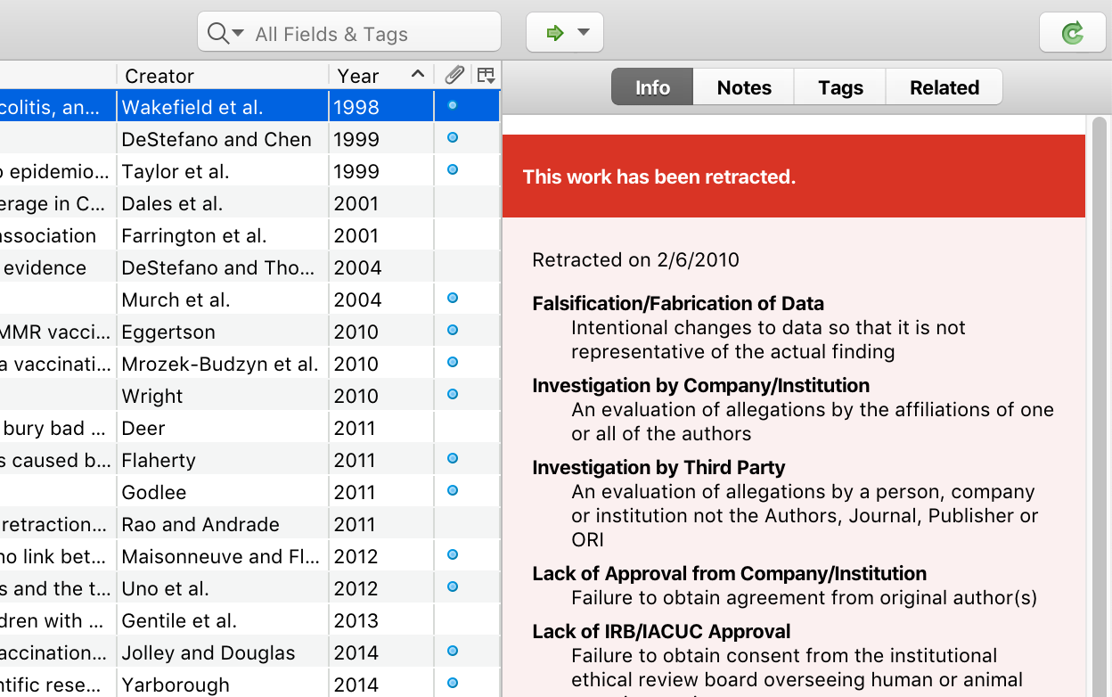 Zotero screenshot