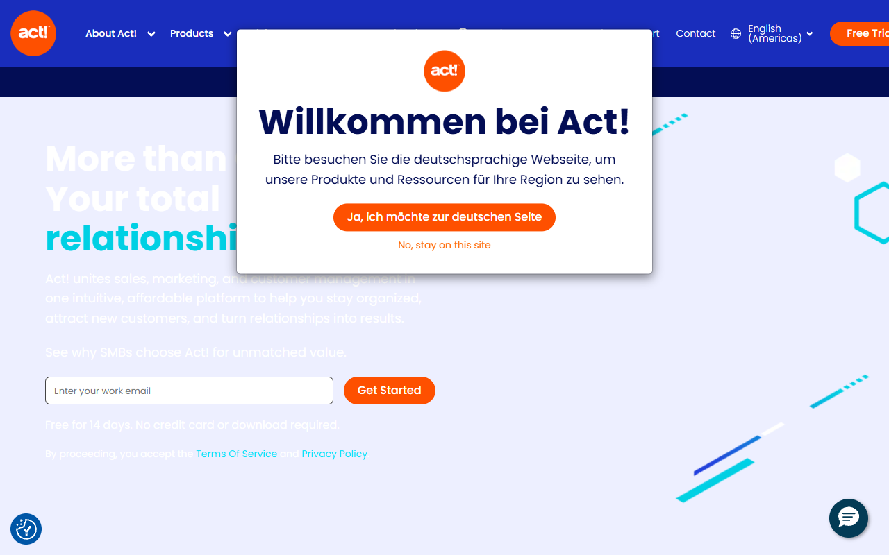 Act! CRM screenshot