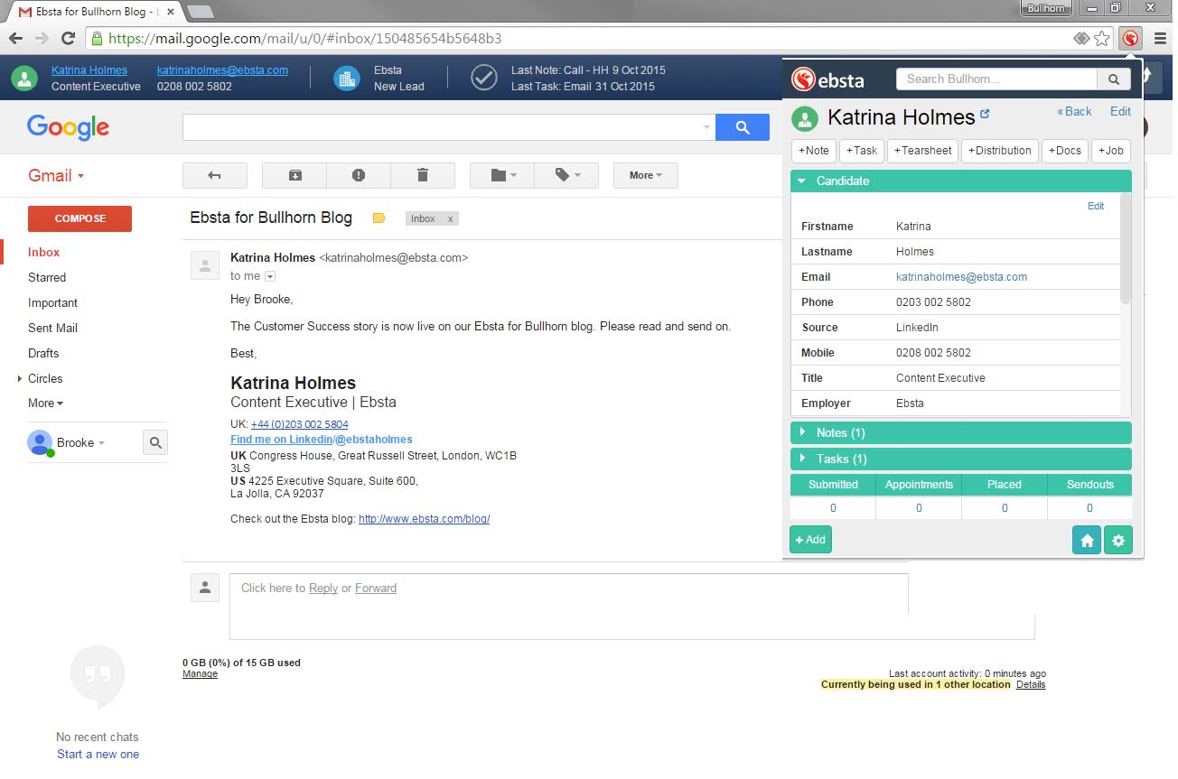Ebsta screenshot