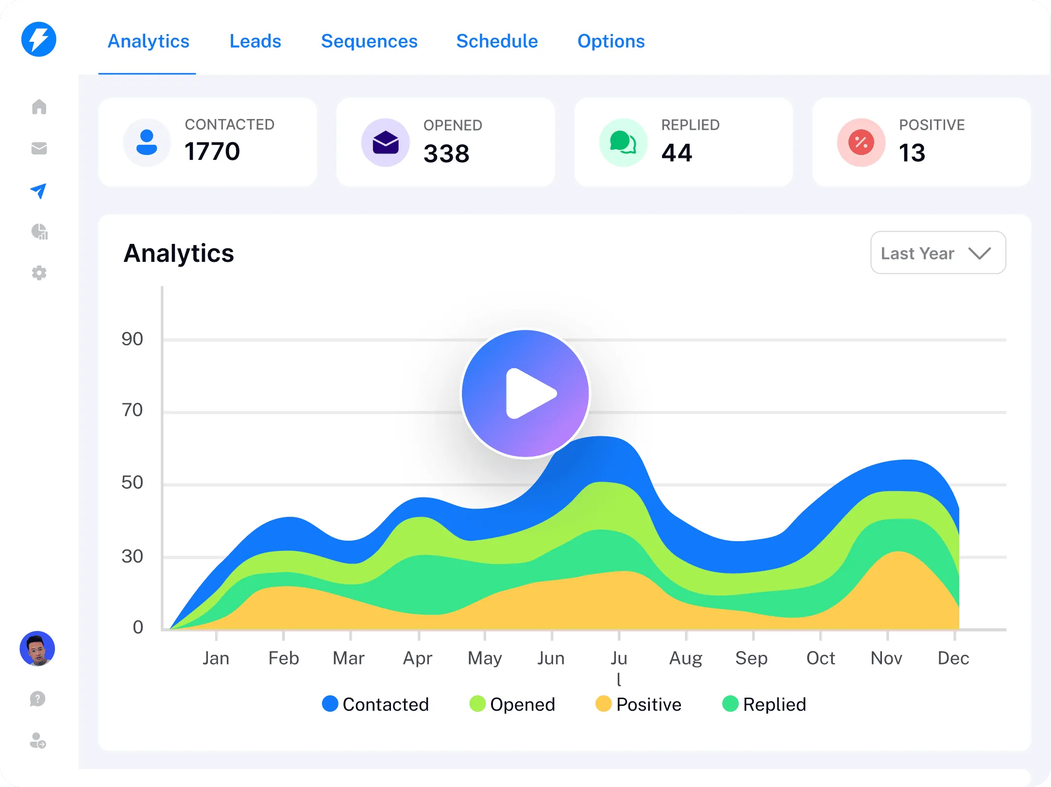Instantly.ai Lead Database screenshot