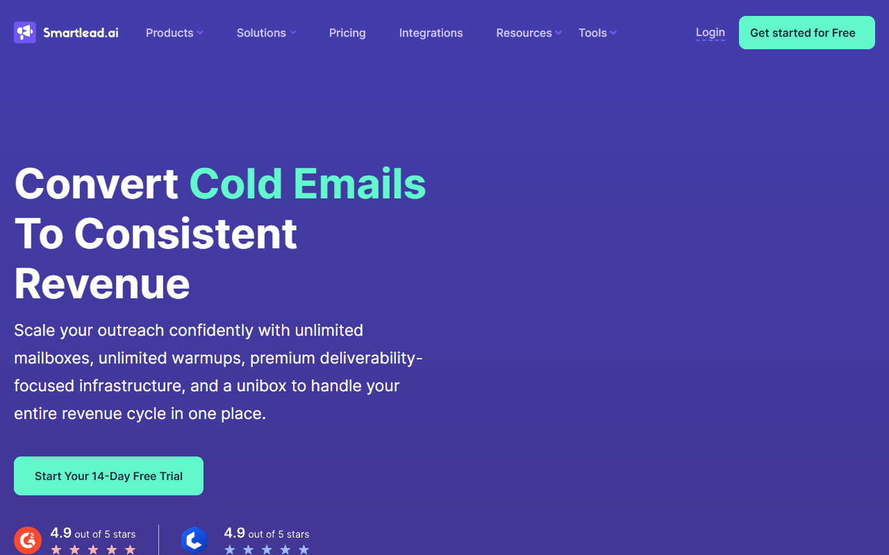 Smartlead screenshot
