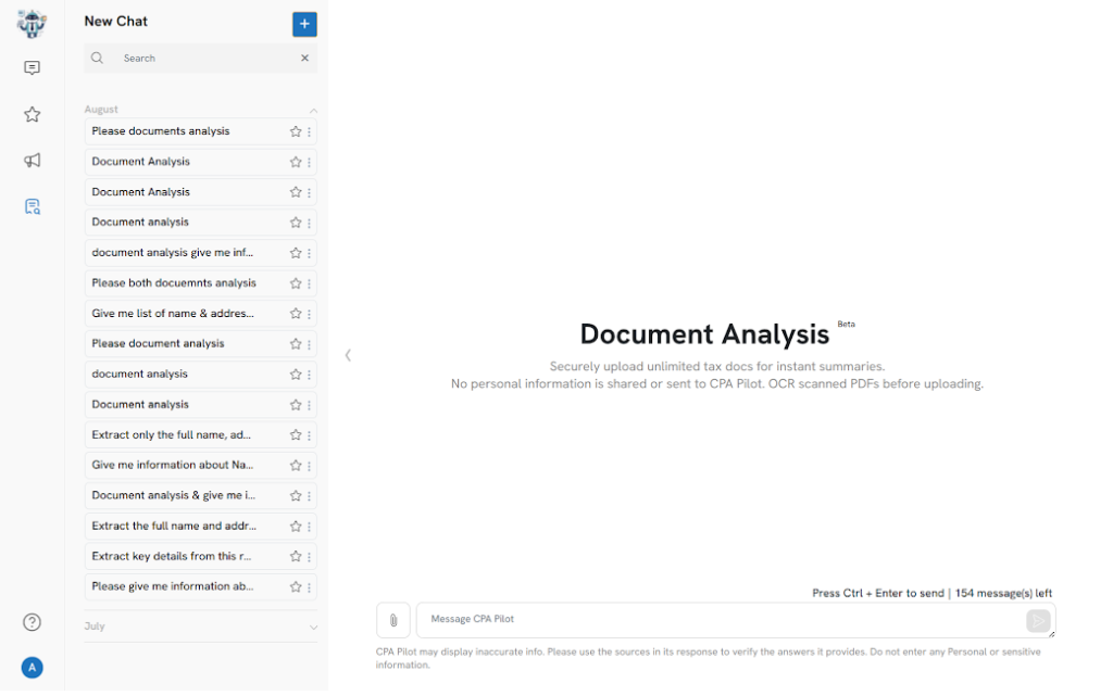 CPA Pilot screenshot