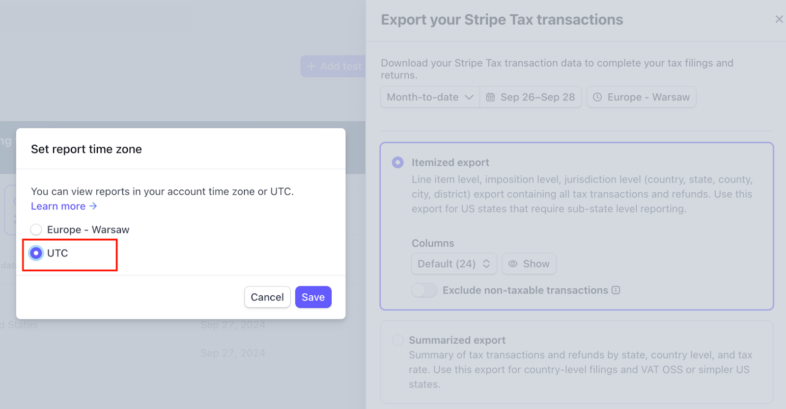 Taxually screenshot