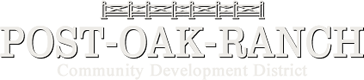 Post Oak Ranch Community Development District