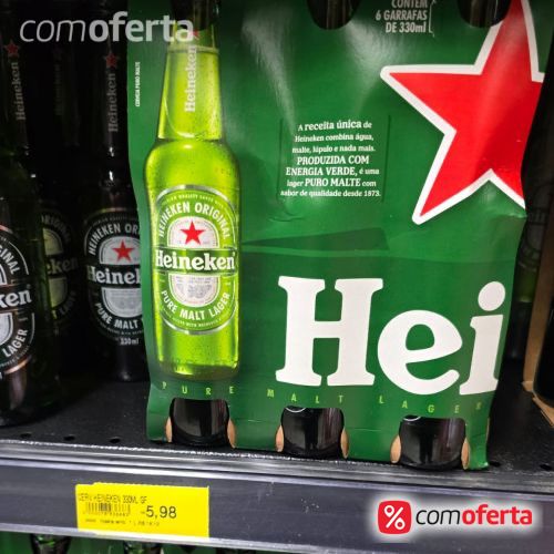 Cerveja Heineken 330ml Long Neck