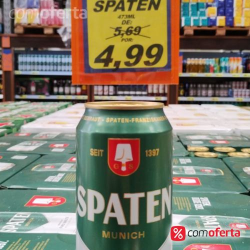 Cerveja Spaten Puro Malte Munich 473ml - Latão