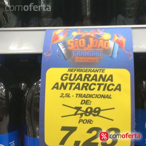 Refrigerante Antarctica Guaraná Garrafa 2,5 L