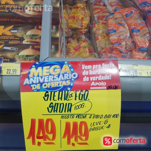 Steak de Frango Sadia - 100g