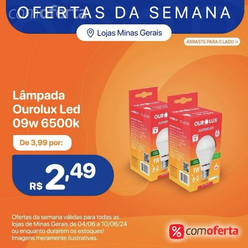 Lampada Led 9w Ourolux