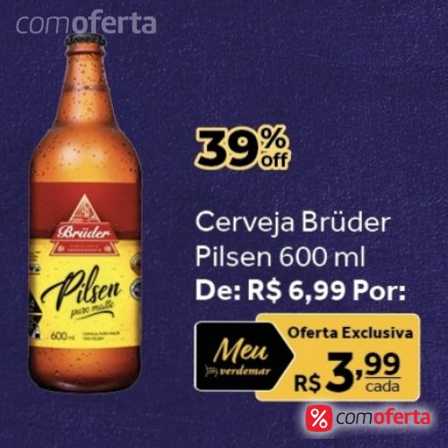 Cerveja Bruder Pilsen 600ml