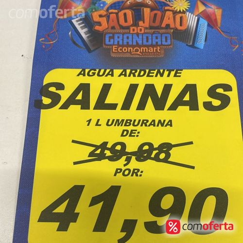 Cachaça Salinas Tradicional 1L