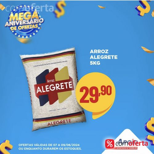 Arroz Branco Alegrete Tipo 1- 5kg