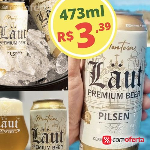 Cerveja Laut Pilsen 473ml - Latão