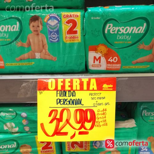 Fralda Pampers Supersec Mega