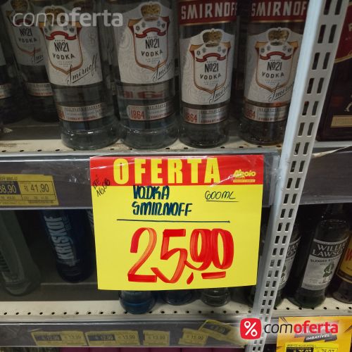 Vodka Smirnoff 600ml