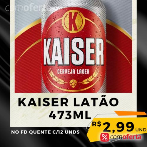 Cerveja Kaiser 473ml - Latão