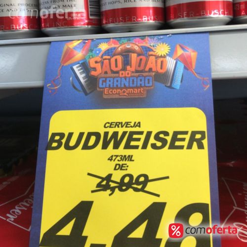 Cerveja Budweiser 473ml - Latão