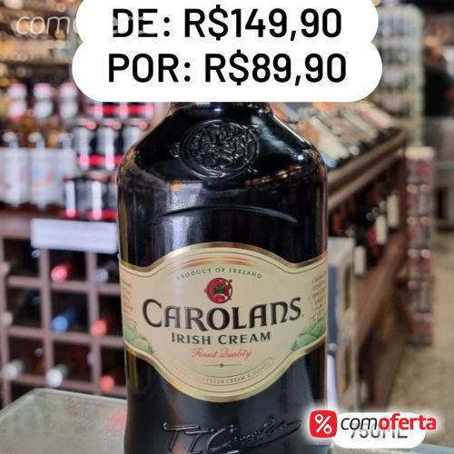 Licor Irlandês Carolans Irish Cream 750ml