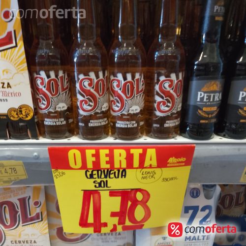 Cerveja Sol Premium Long Neck 330ml