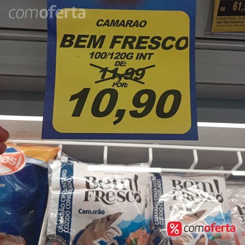 Camarão Bem Fresco 100/120g