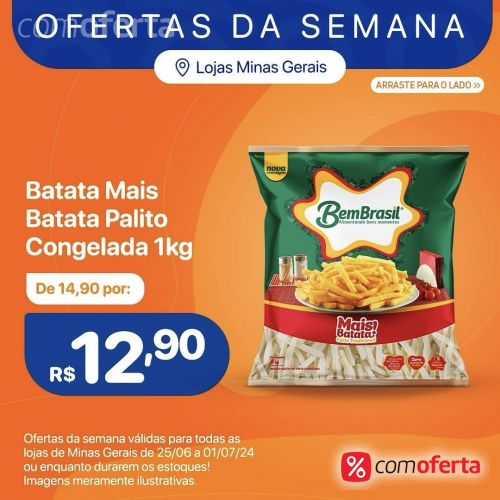 Batata Congelada Mais Batata 1Kg