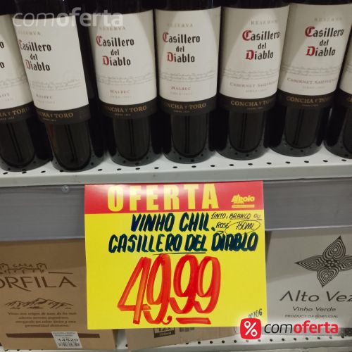 Vinho Chileno Casillero del Diablo 750ml