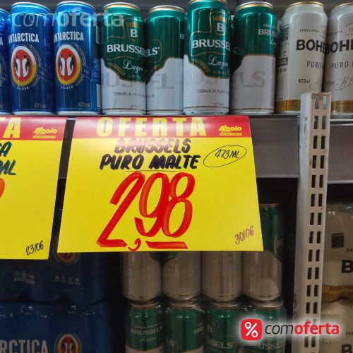 Cerveja Brussels Puro Malte - 473ml - Latão