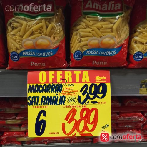 Macarrão Com Ovos Santa Amália 500g