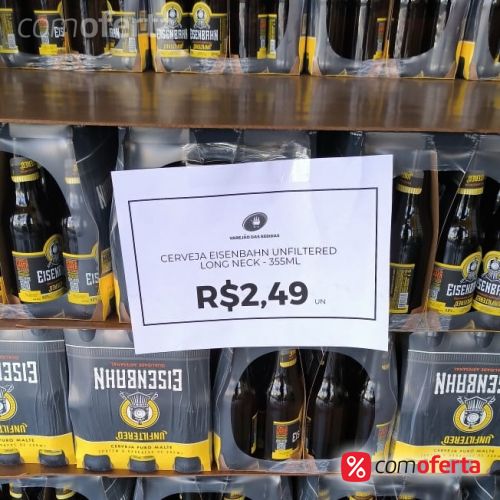 Cerveja Eisenbahn Unfiltered Long Neck 355 Ml